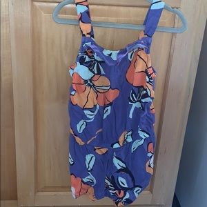 2T girls romper with pockets